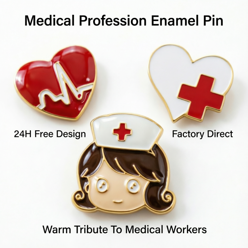 Why Nurse Enamel Pins Are More Than Just Accessories: A Tribute to Healthcare Workers