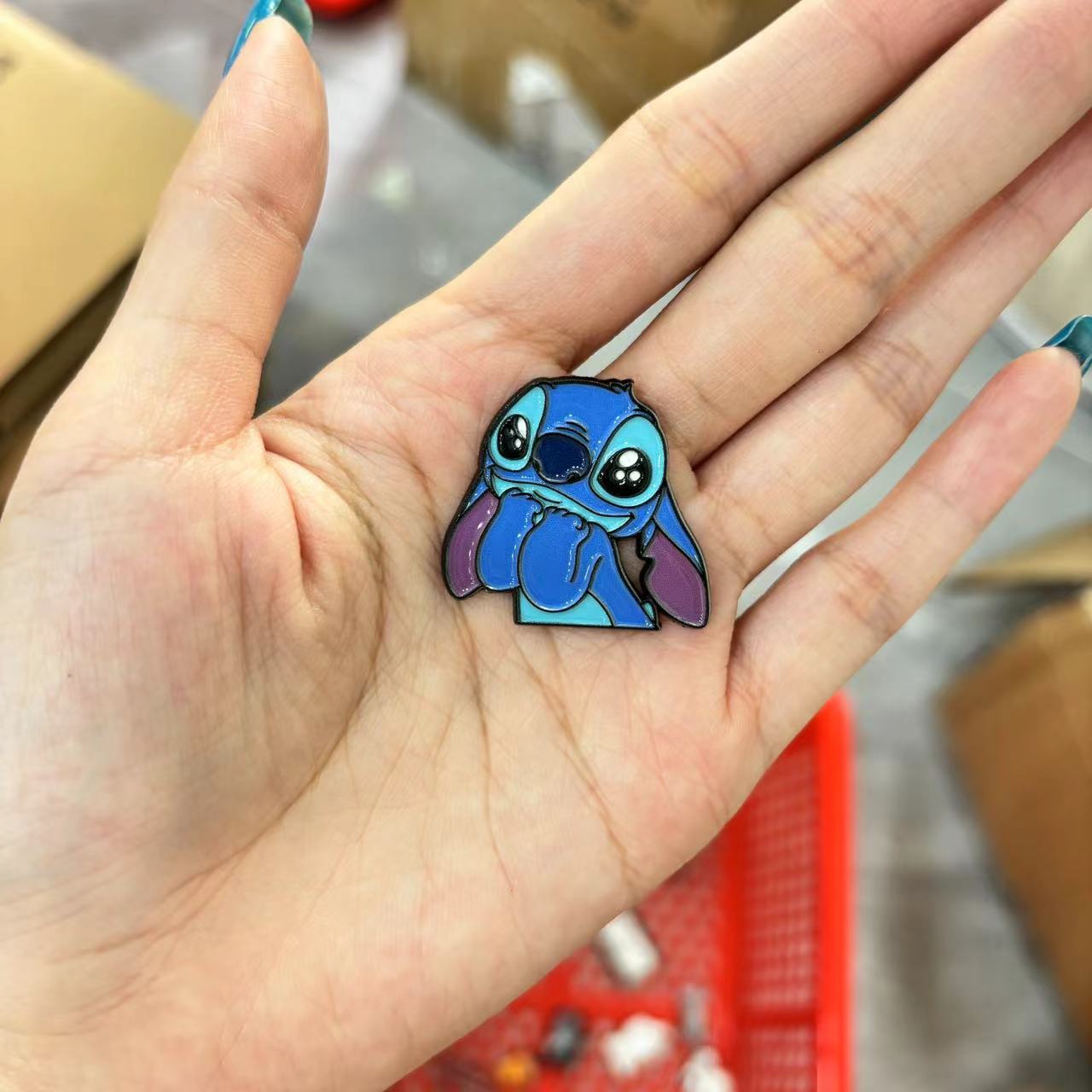 Cartoon Phone Sticker | Metal Sticker Pin