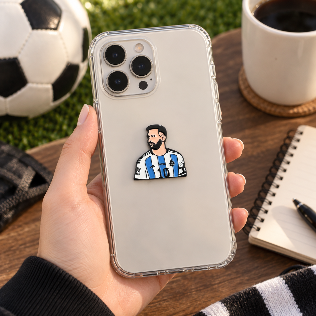 Sticker Telefon Pemain Bola Sepak