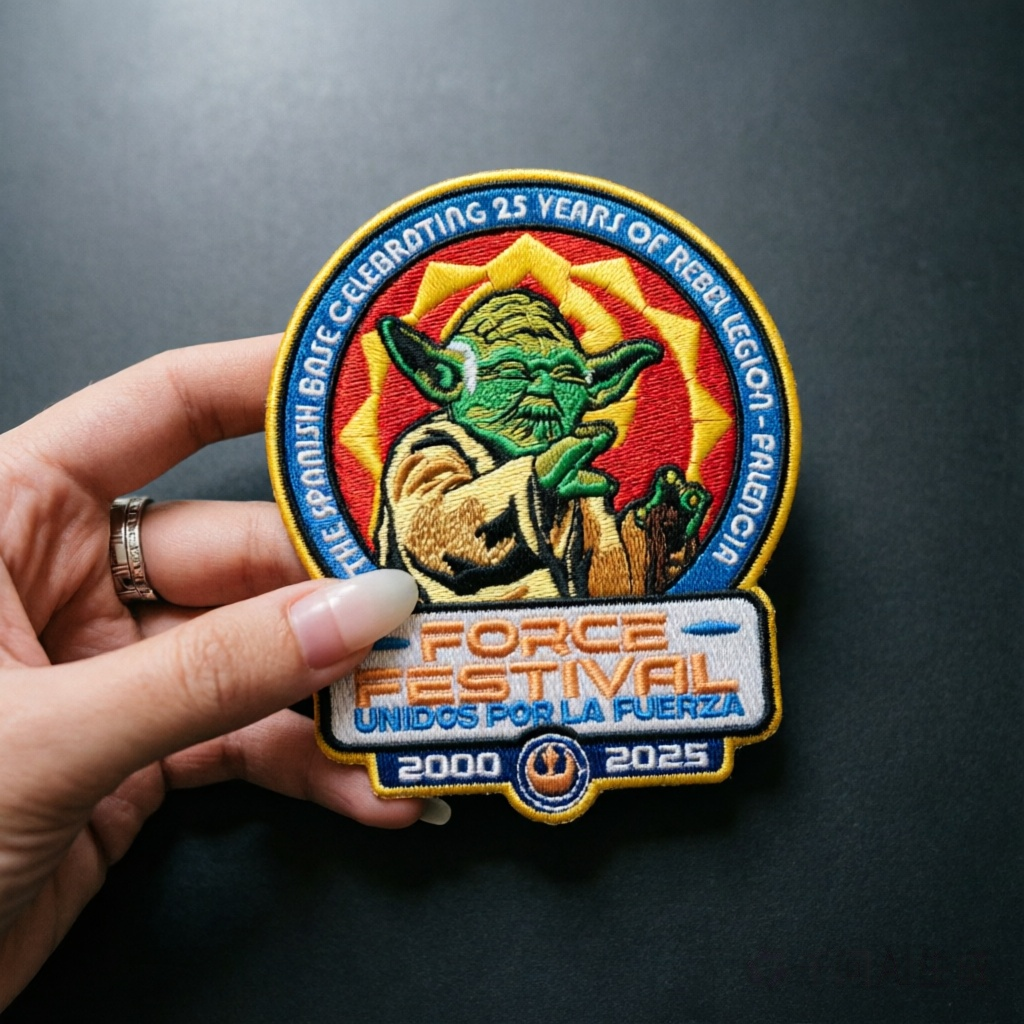 Custom design embroidered patches