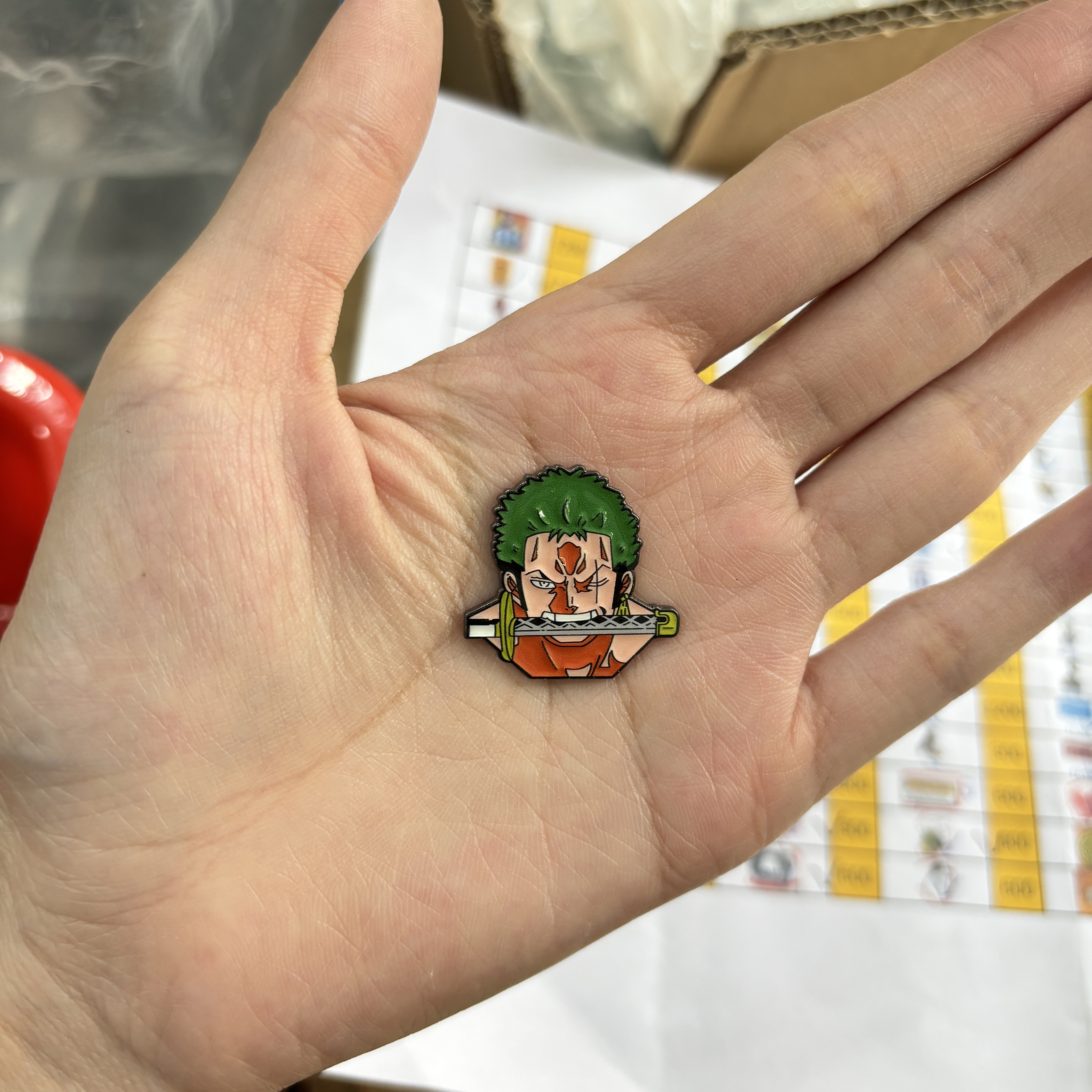Cartoon Phone Sticker | Metal Sticker Pin