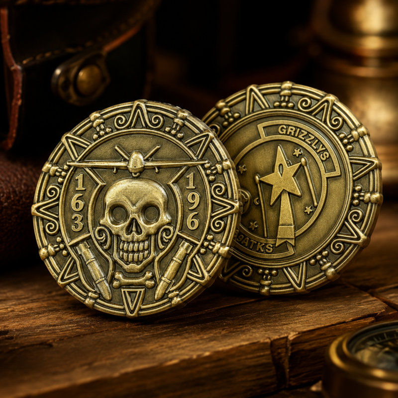 What is a 3D challenge coin?
