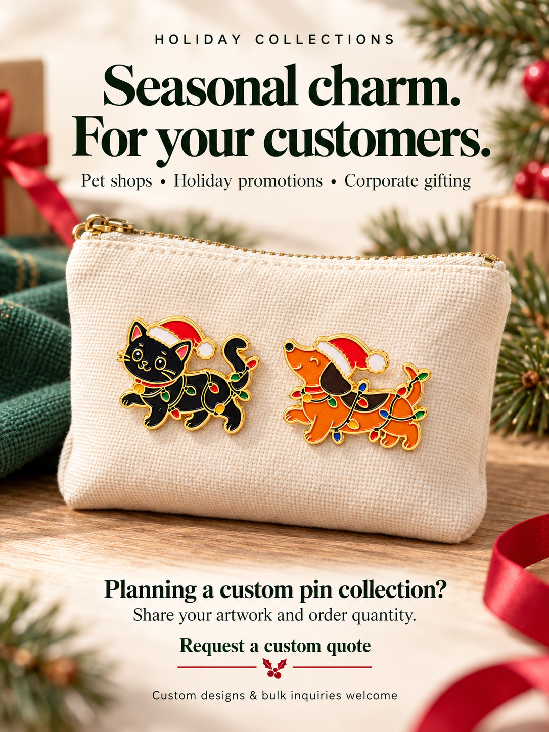 custom christmas enamel pins-2
