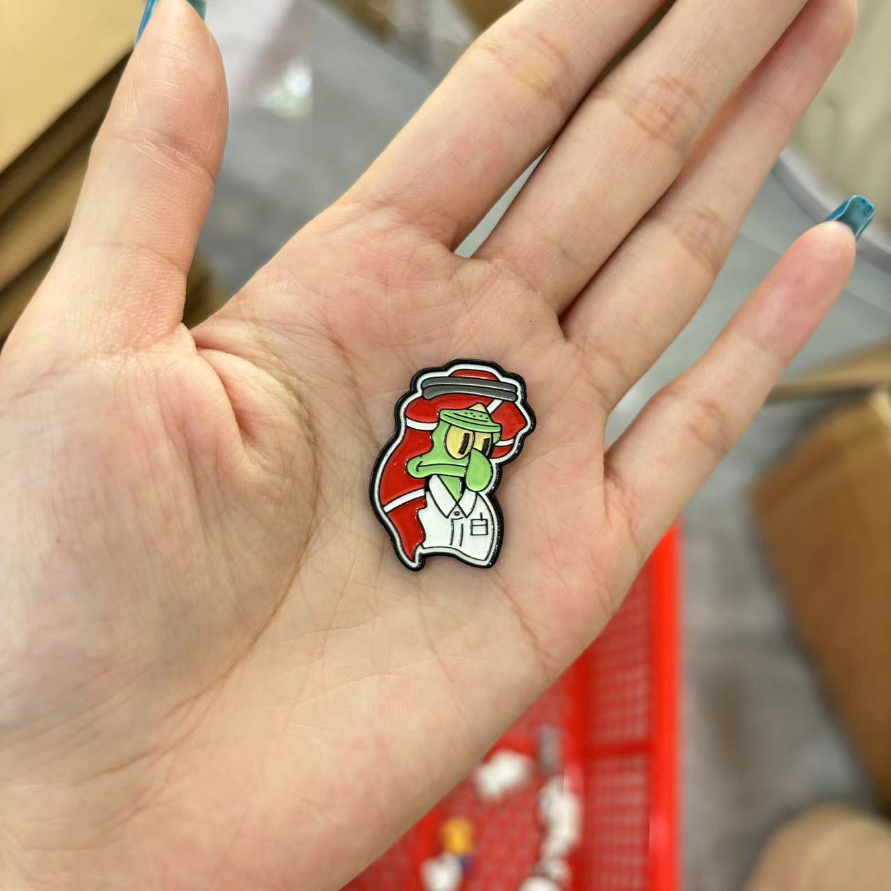 Cartoon Phone Sticker | Metal Sticker Pin
