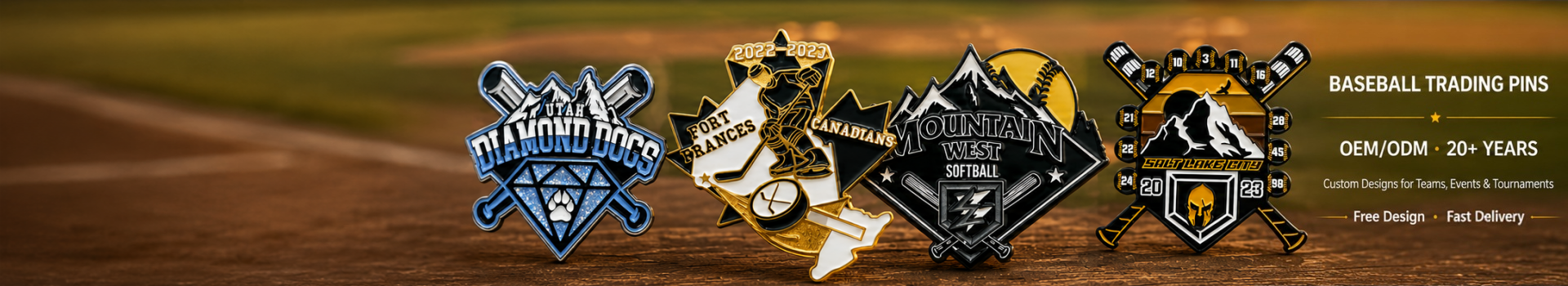 baseball trading pins859-0