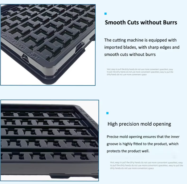 Leenol reusable ESD blister tray for anto part manufacture