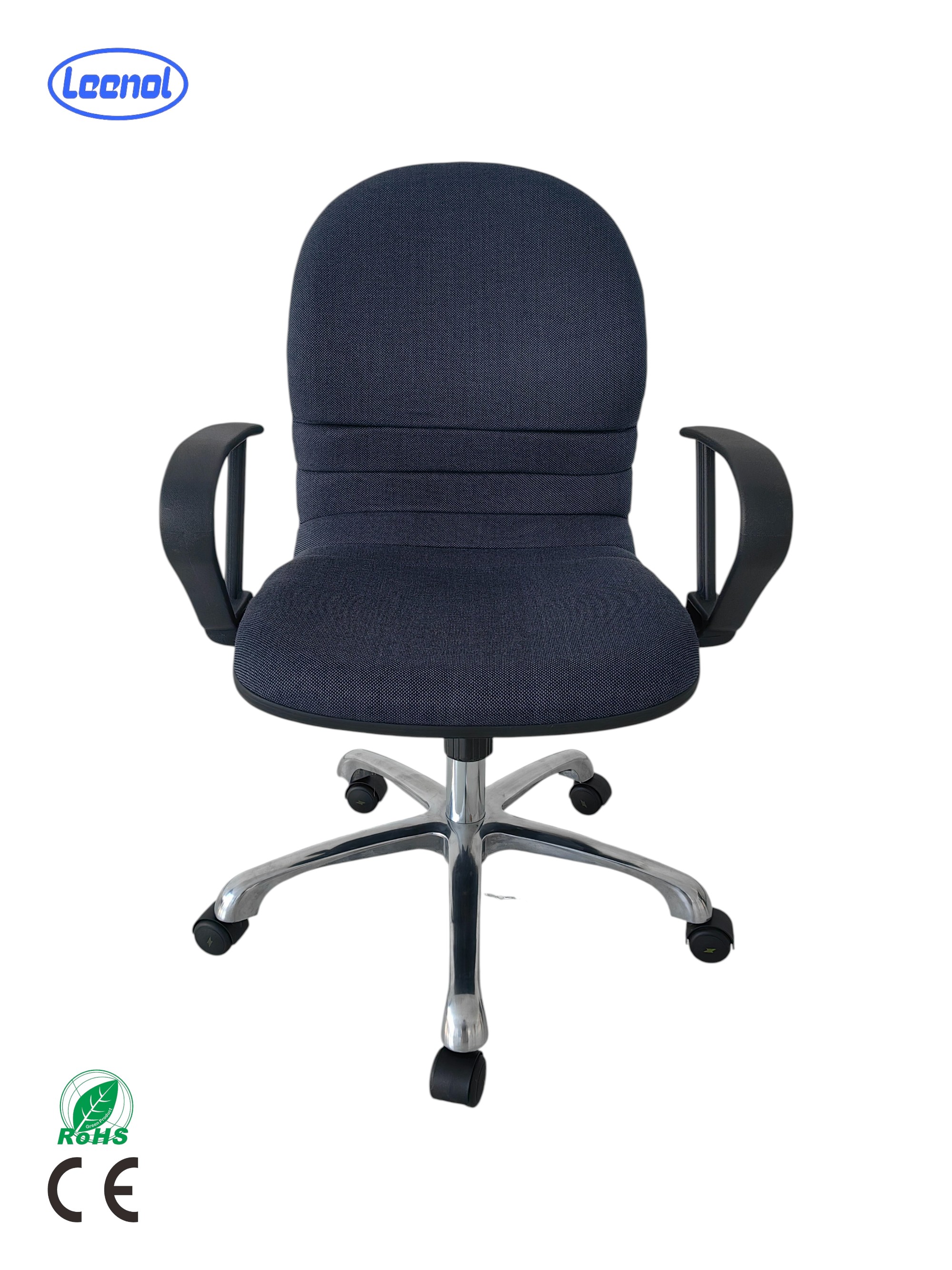 Kerusi kain ESD penyambung boleh laras dua hala, Kerusi Pekerjaan ESD sandaran belakang boleh dimiringkan ke atas atau ke bawah, Kerusi ESD ergonomik