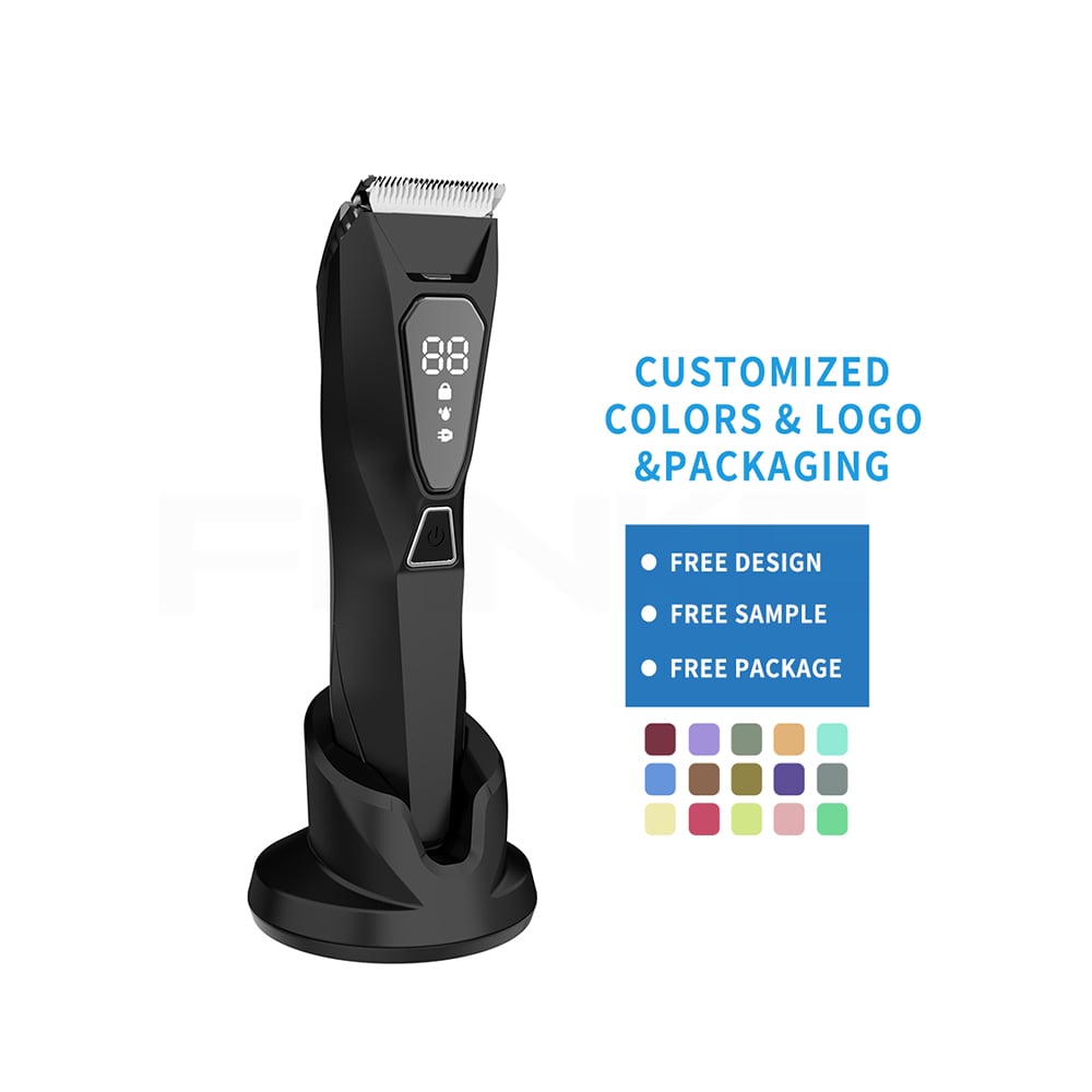 日本精密トリマーFM500 FK-505 業務用LED体毛トリマー — IPX6、120分バッテリー、OEM/ODM