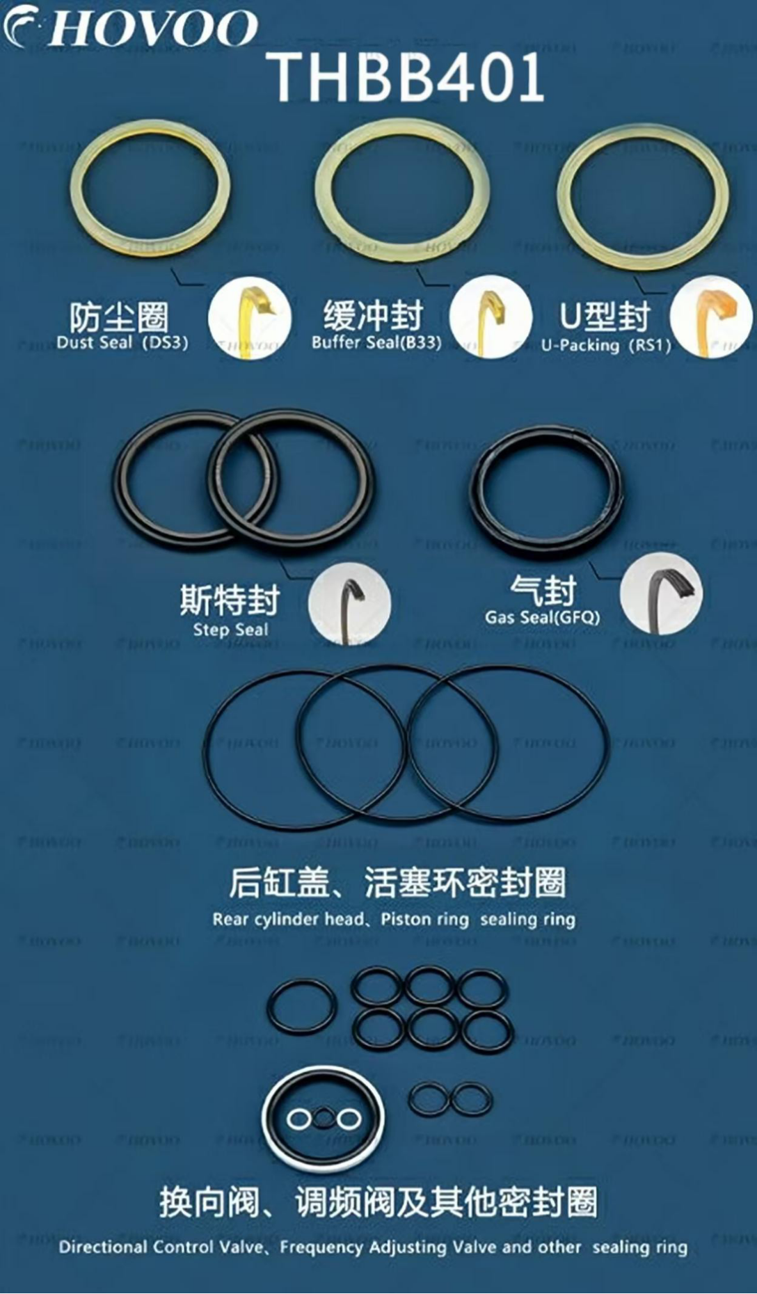 THBB401 Hydraulic Breaker Seal Kits supplier