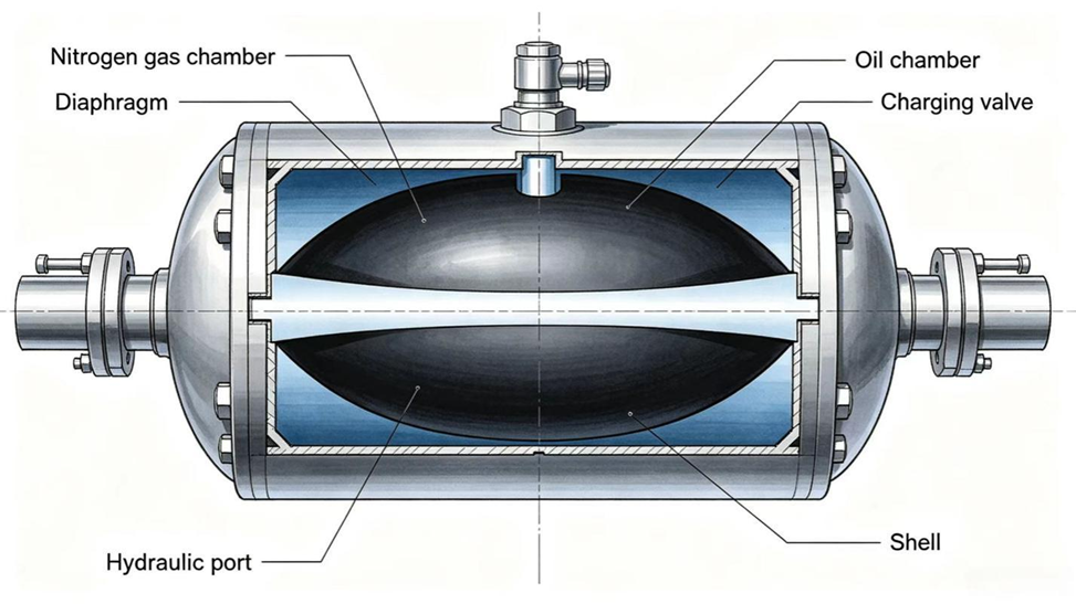 rock drill accumulator diaphragm working principle failure signs and how to choose a replacement-2