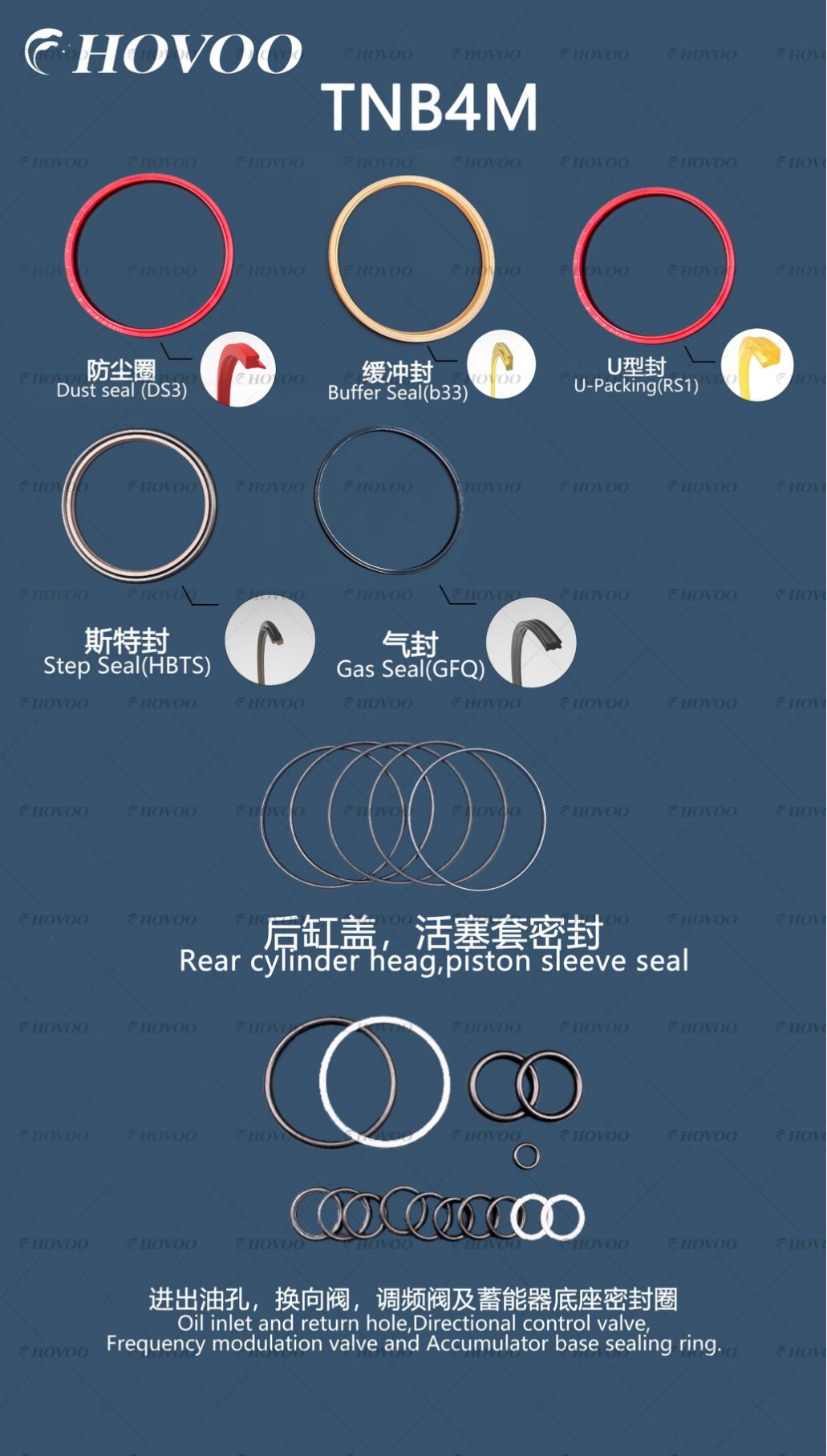TNB4E Hydraulic Breaker Seal Kits supplier