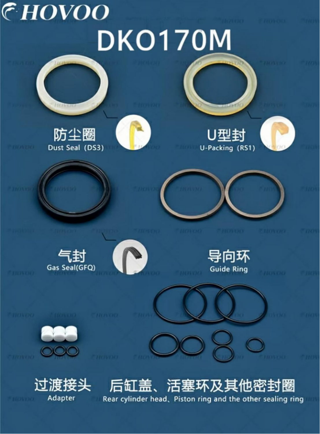 DKO170M Hydraulic Breaker Seal Kits details