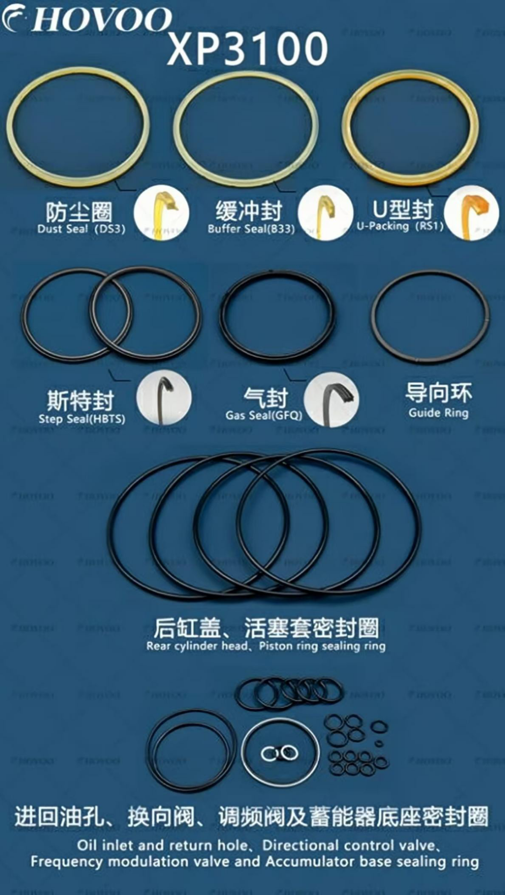 XP3100 Hydraulic Hammer Seal Kits factory