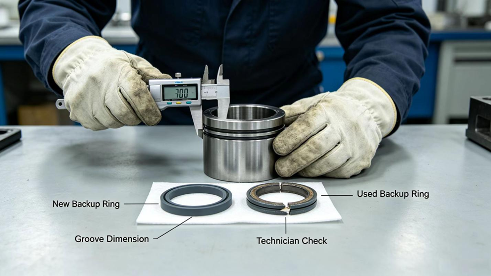 rock drill backup ring how it prevents seal extrusion and how to choose a replacement-5