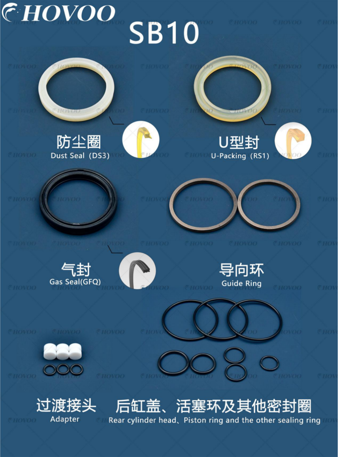 SB10 Hydraulic Hammer Seal Kits manufacture