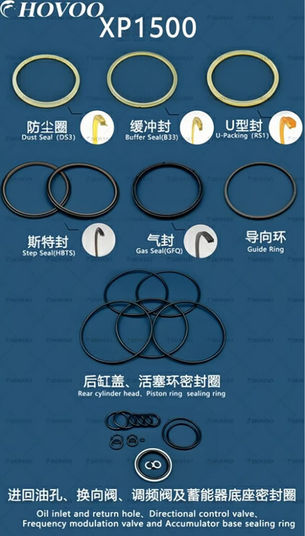 XP1500 Hydraulic Hammer Seal Kits supplier