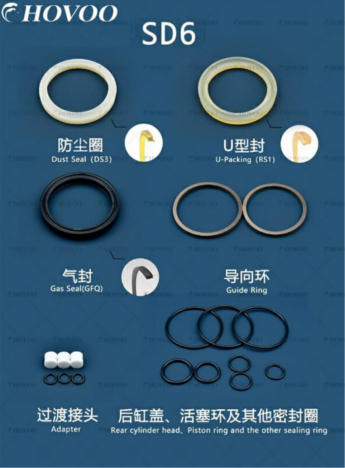 SD6 Hydraulic Hammer Seal Kits factory