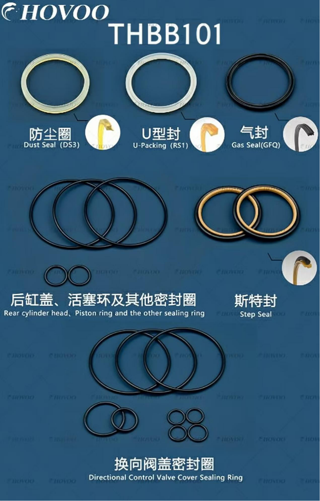 THBB101 Hydraulic Breaker Seal Kits details
