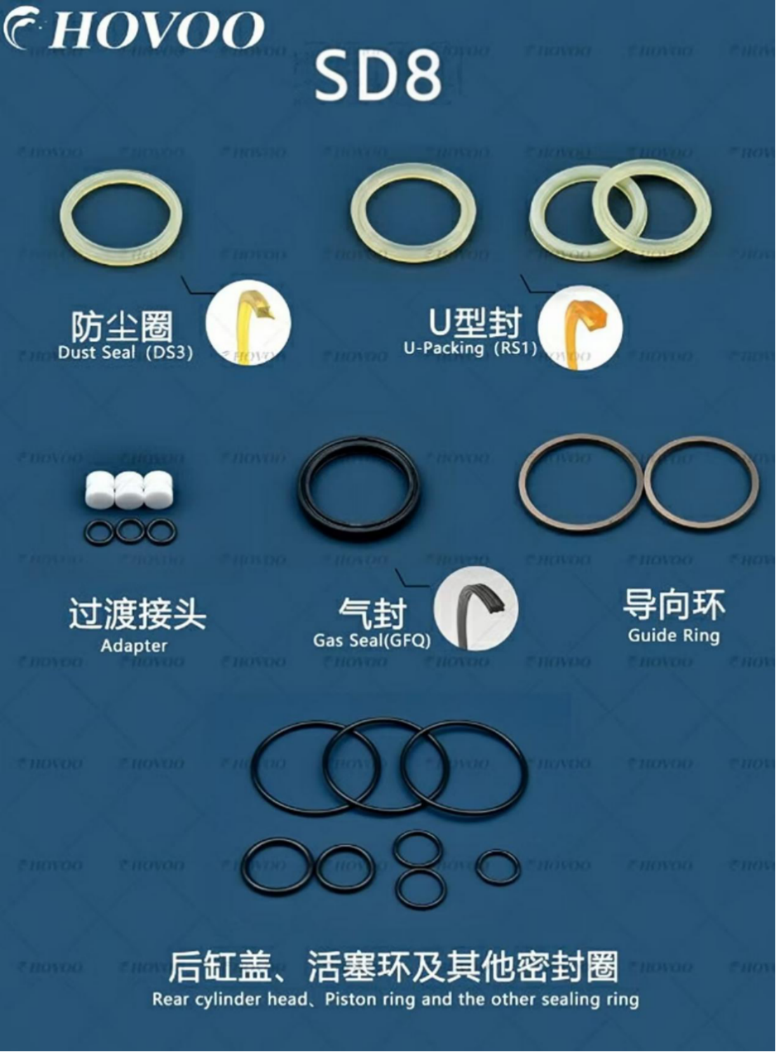 SD8 Hydraulic Breaker Seal Kits supplier