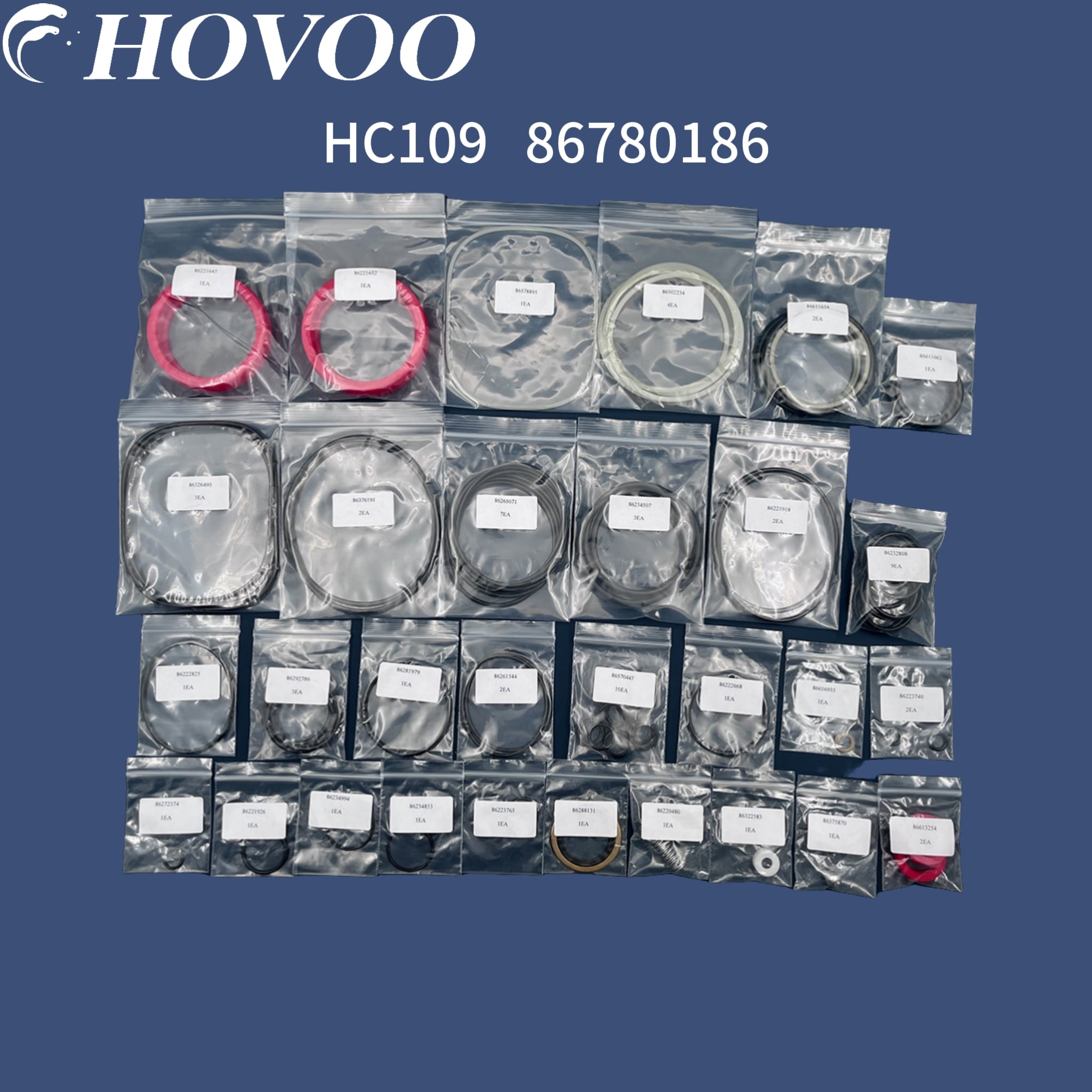 ست های آب بندی مته سنگ شکن هیدرولیکی ۸۶۷۸۰۱۸۶/HC109
