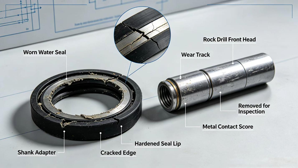 What Is a Cup seal in a Hydraulic Rock Drill?