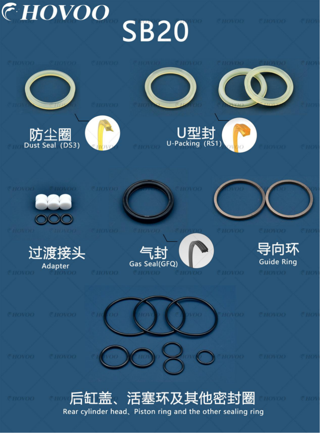 SB20 Hydraulic Hammer Seal Kits supplier