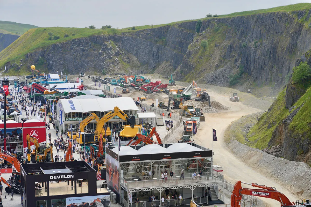 Hillhead 2026: Die britische Baumesse, die innerhalb eines aktiven Steinbruchs stattfindet