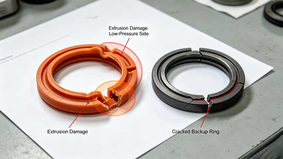 rock drill backup ring how it prevents seal extrusion and how to choose a replacement-4