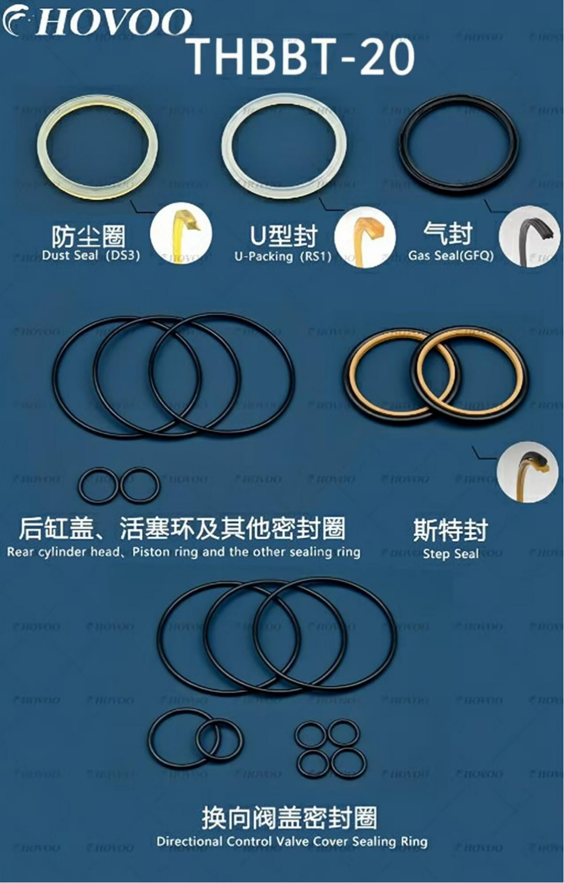 THBBT-20 Hydraulic Breaker Seal Kits supplier