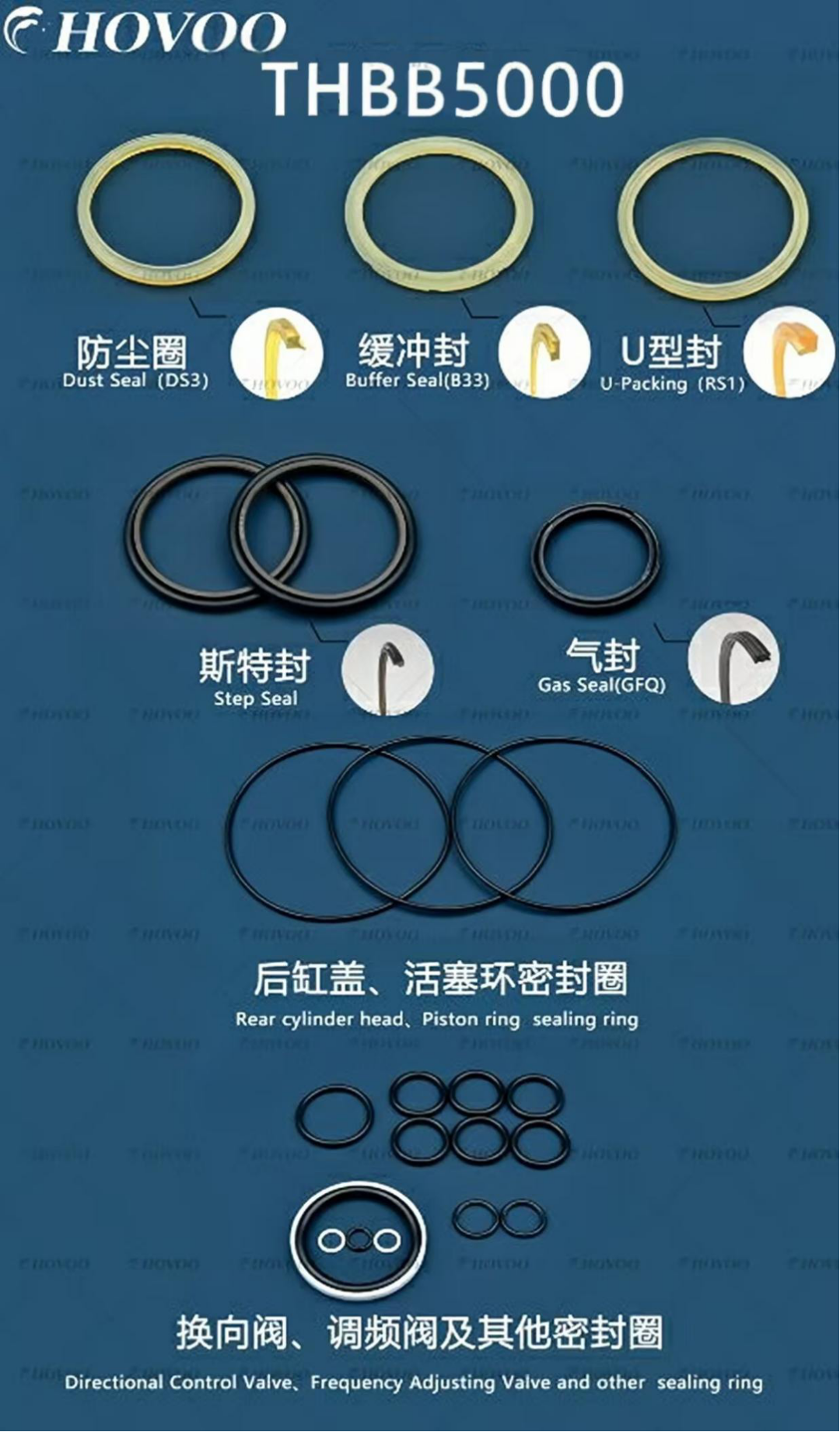 THBB5000 Hydraulic Breaker Seal Kits factory
