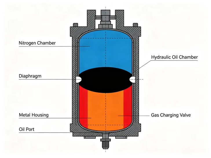 what material is a rock drill accumulator diaphragm made of nbr hnbr and polyurethane explained-2