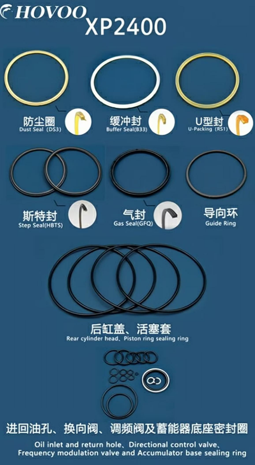 XP2400 Hydraulic Hammer Seal Kits factory