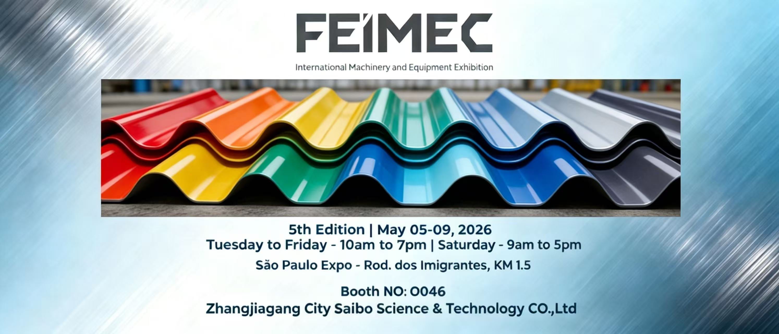Saibo Technology is Heading to FEIMEC 2026 Brazil Exhibition