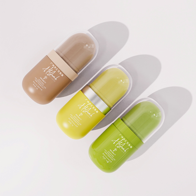 30ML Capsule - Shaped Press Lotion Bottle, Colorful Design Shows Trendy Style