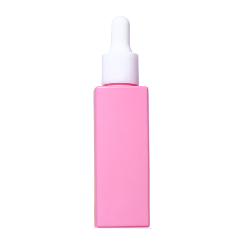 30ml Dropper Bottle | Square Design + White Rubber Bulb factory