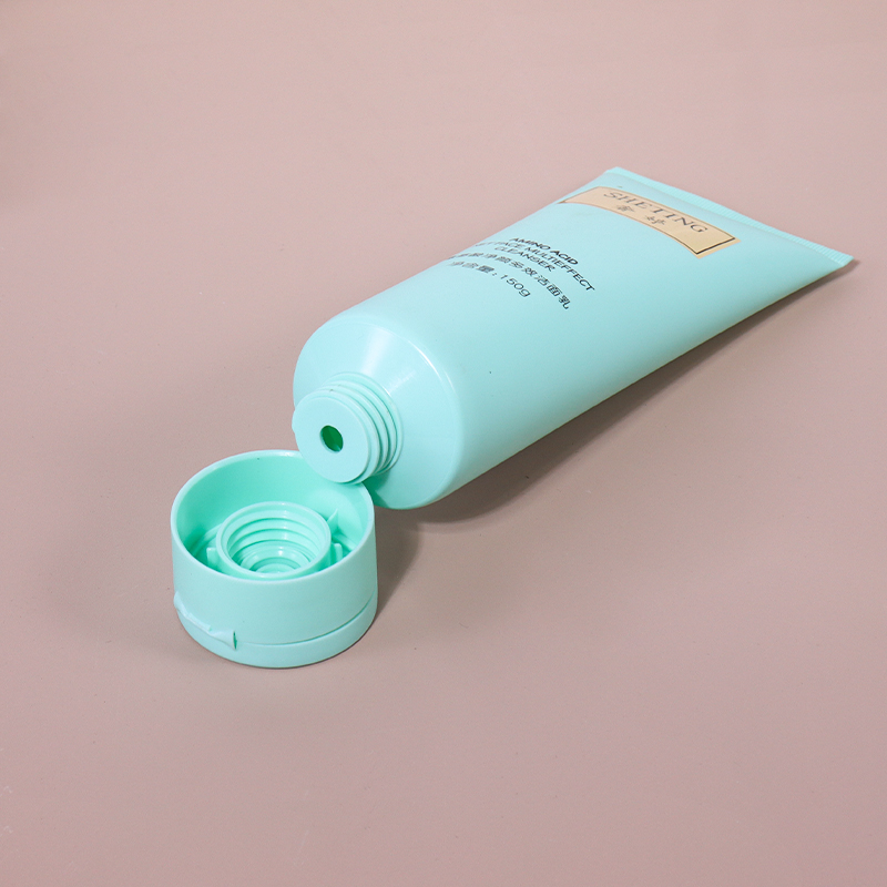 150ml Mint Green Hose, Same - Color Flip - Top Cap Shows Fresh Texture details