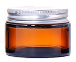 200G, 150G, 50G, 40G, 30G, 15G Amber Brown Cylindrical Beauty Jar, Silver Lid Design Shows Practical Texture supplier