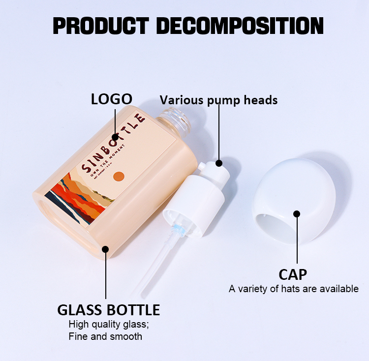 50ML  Cosmetic Essence Bottle  manufacture