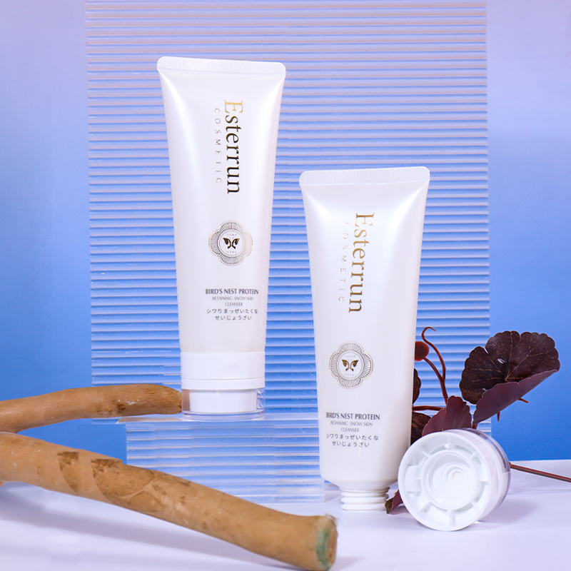 100ml Pure White High-End Beauty Hose with Flip-Top Cap Design