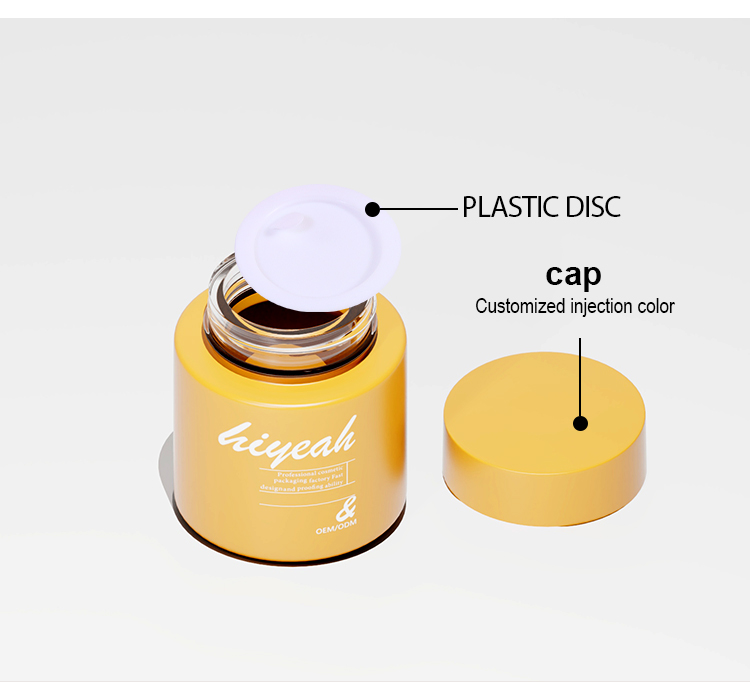 150/120/100/80/50/30 G Luxury Glass Jars for Skincare Empty Glass Cosmetic Jar Skin Care supplier