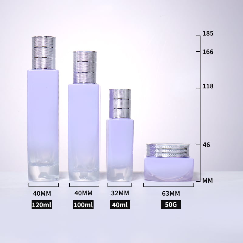 The lotion bottles, spray bottles and cream jars in 120ML, 100ML, 40ML and 50G are available. manufacture