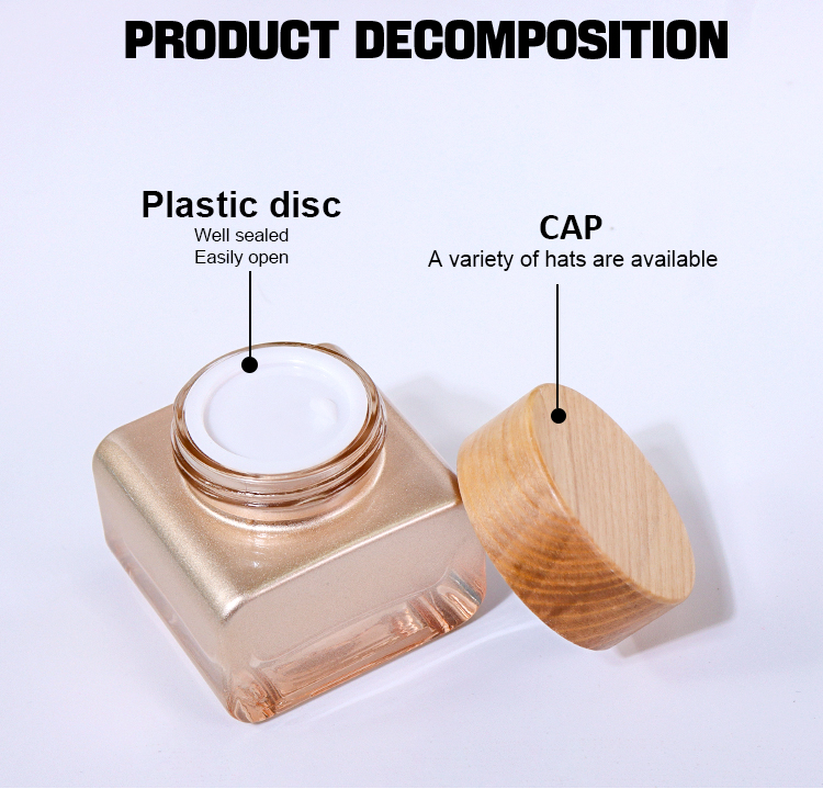 50G, 30G with Transparent and Pearlescent Light Gold Tones details