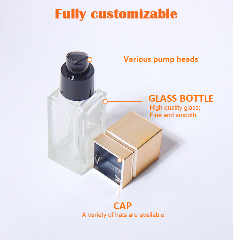 30ML Lotion spray pump bottle details