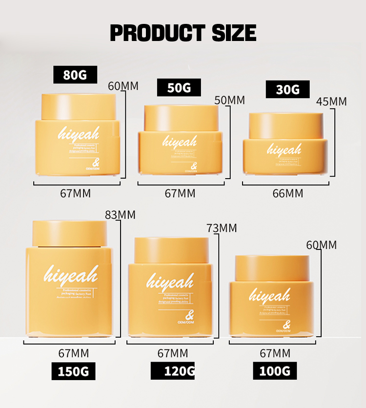 150/120/100/80/50/30 G Luxury Glass Jars for Skincare Empty Glass Cosmetic Jar Skin Care supplier