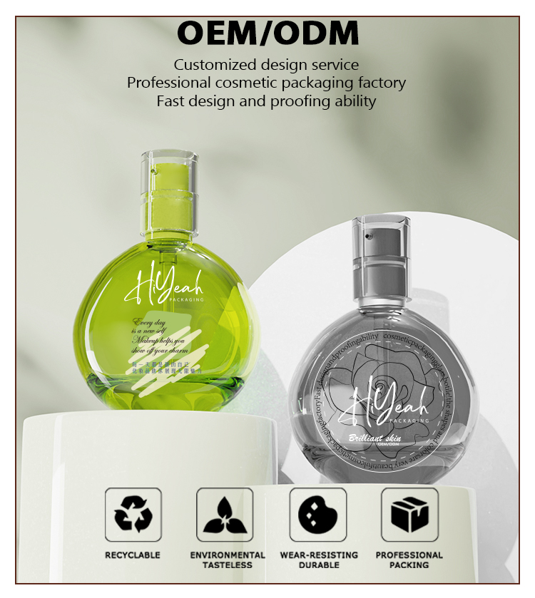 60ML Contrast - colored Irregular - shaped Lotion Pump Bottle supplier