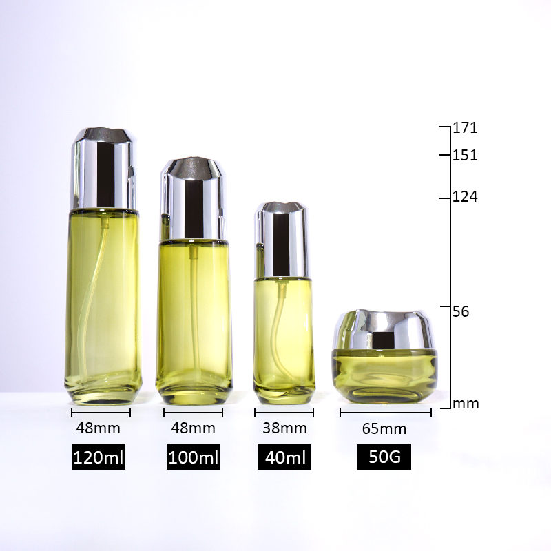 The lotion bottles, spray bottles and cream jars in 120ML, 100ML, 40ML and 50G are available. supplier