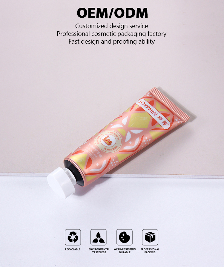 30ml Pink Hand Cream Tube, White Cap Design is Practical and Beautiful supplier