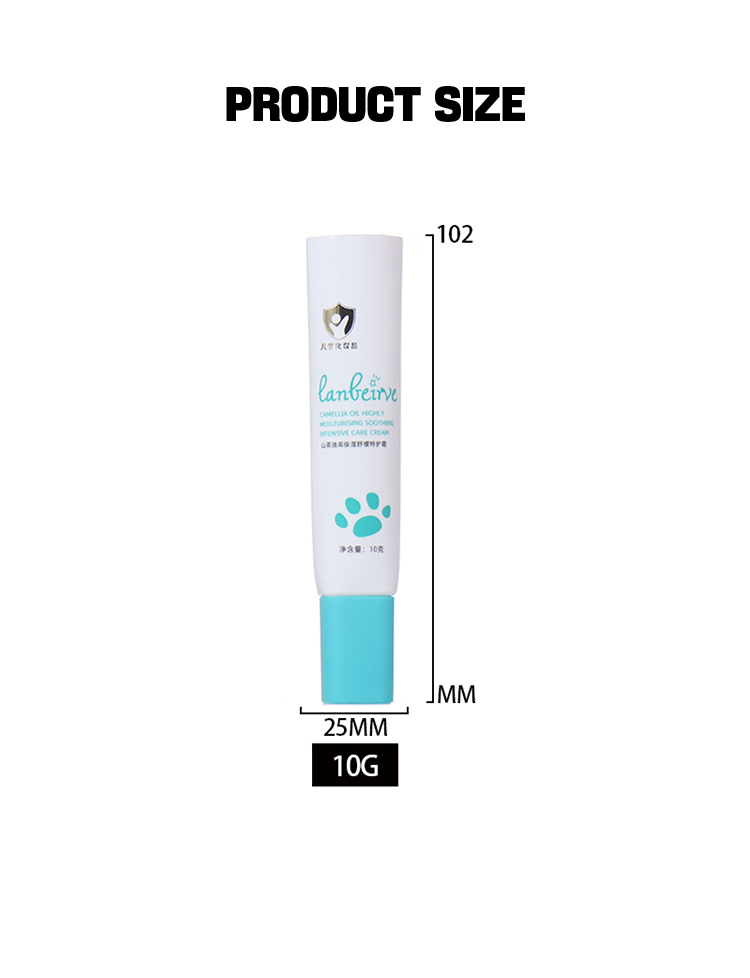 10ml Hose Packaging with White - Blue Color Scheme, Full of Fresh Style details