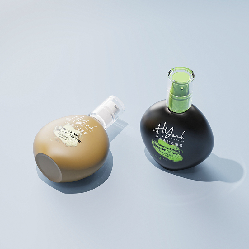 60ML Contrast - colored Irregular - shaped Lotion Pump Bottle