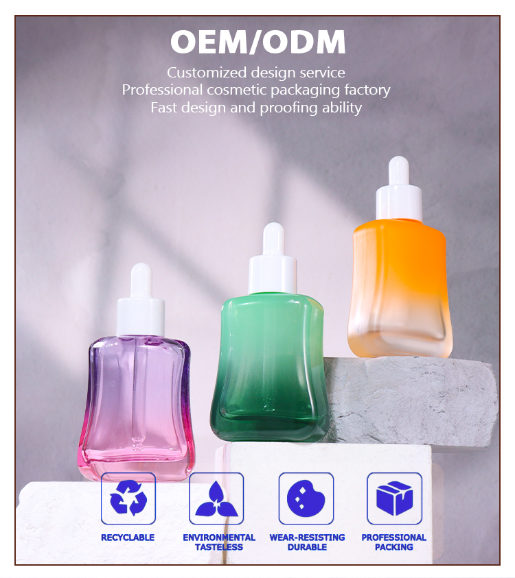  30ml Gradient Serum Bottle supplier